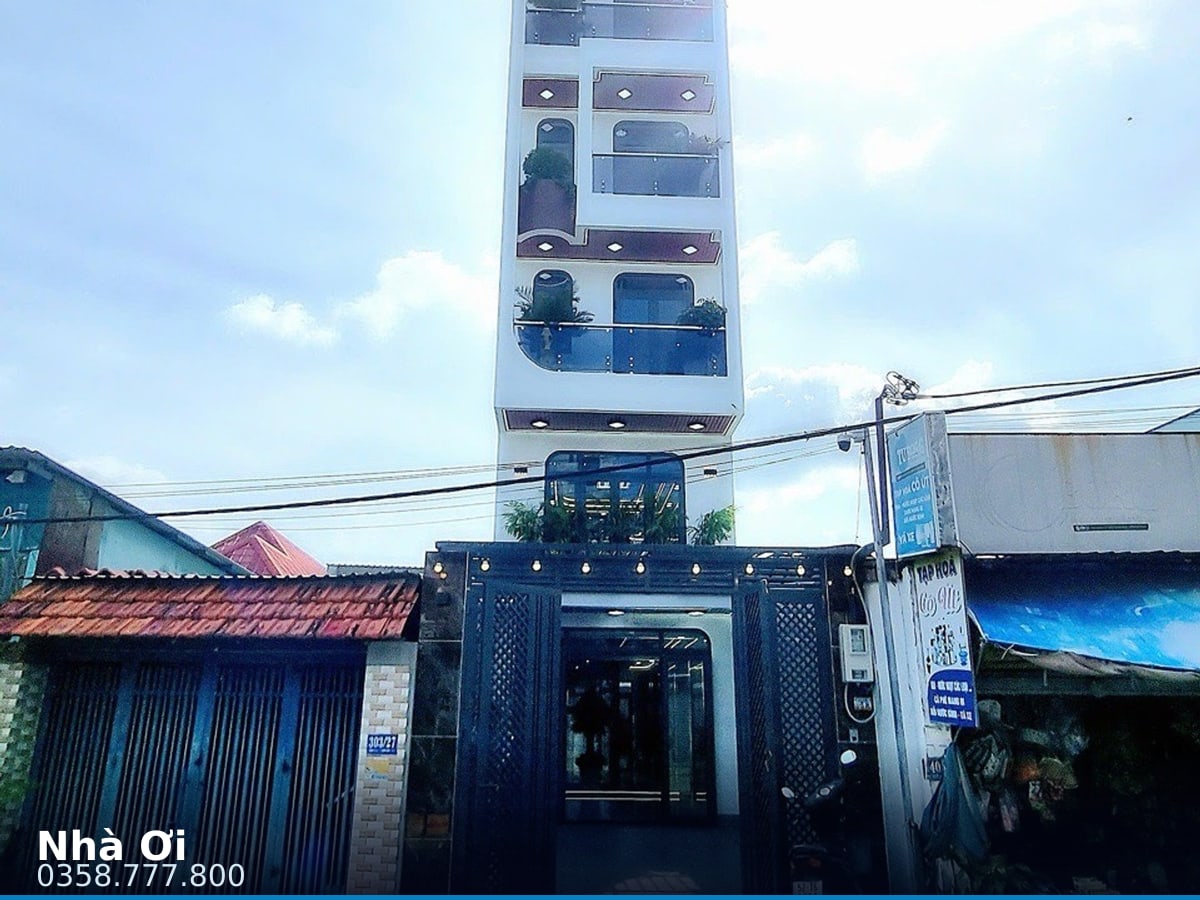Nhà mặt tiền — Thạnh Xuân 22, Thới An, Quận 12 — 100m² · ngang 4m · 6 tầng — 9,6 tỷ